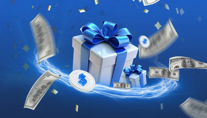 100% welcome bonus on the first deposit
